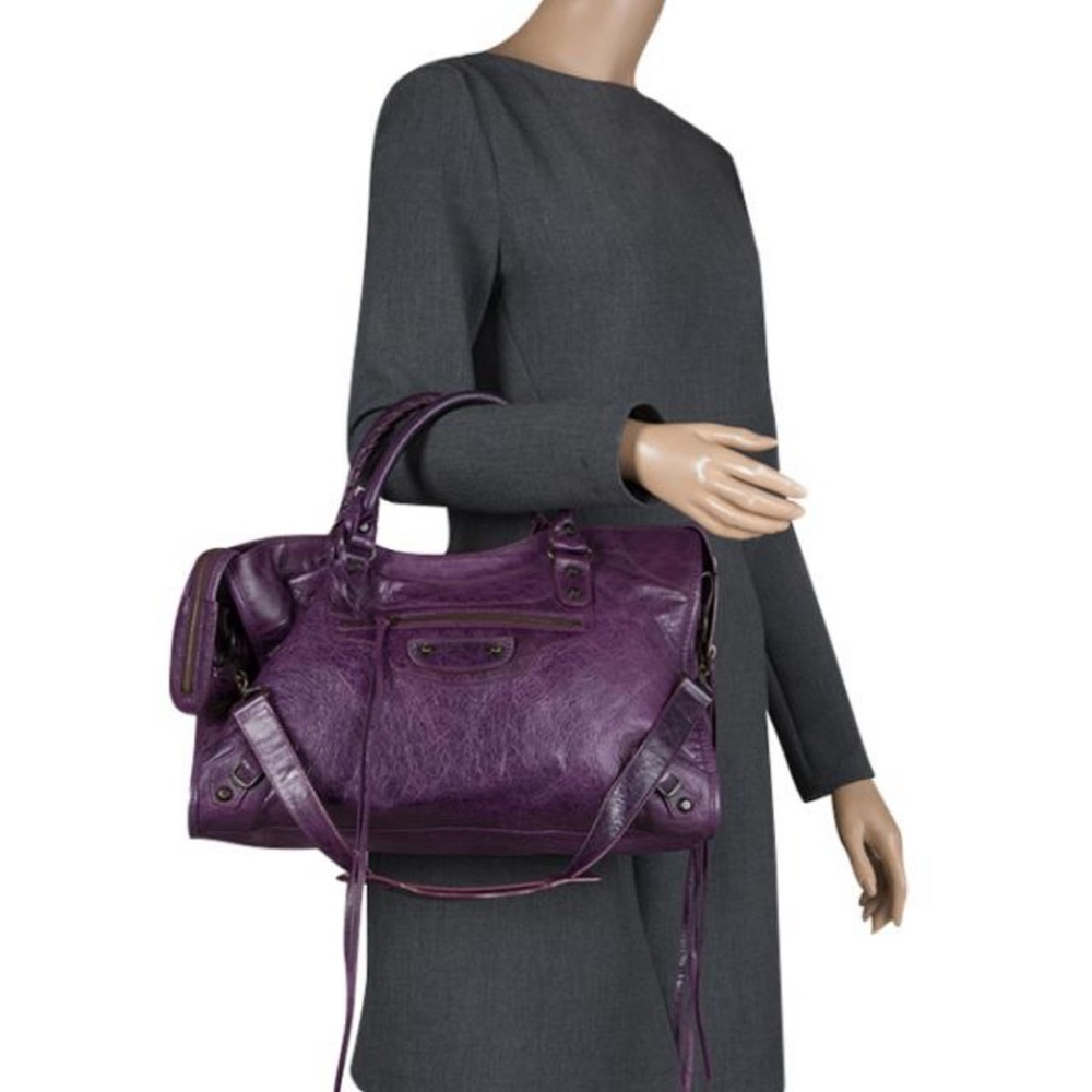 Balenciaga Lambskin The Giant Town Bag - Picture 11 of 11